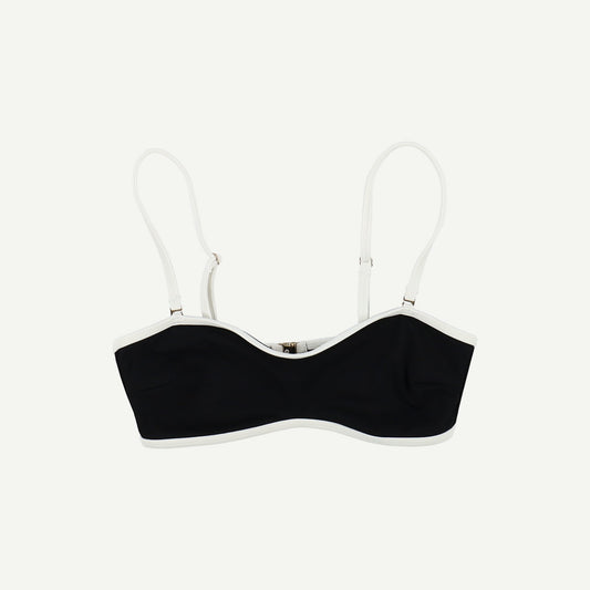 Mykonos Contrast Trim Multiway Bandeau Bikni Top