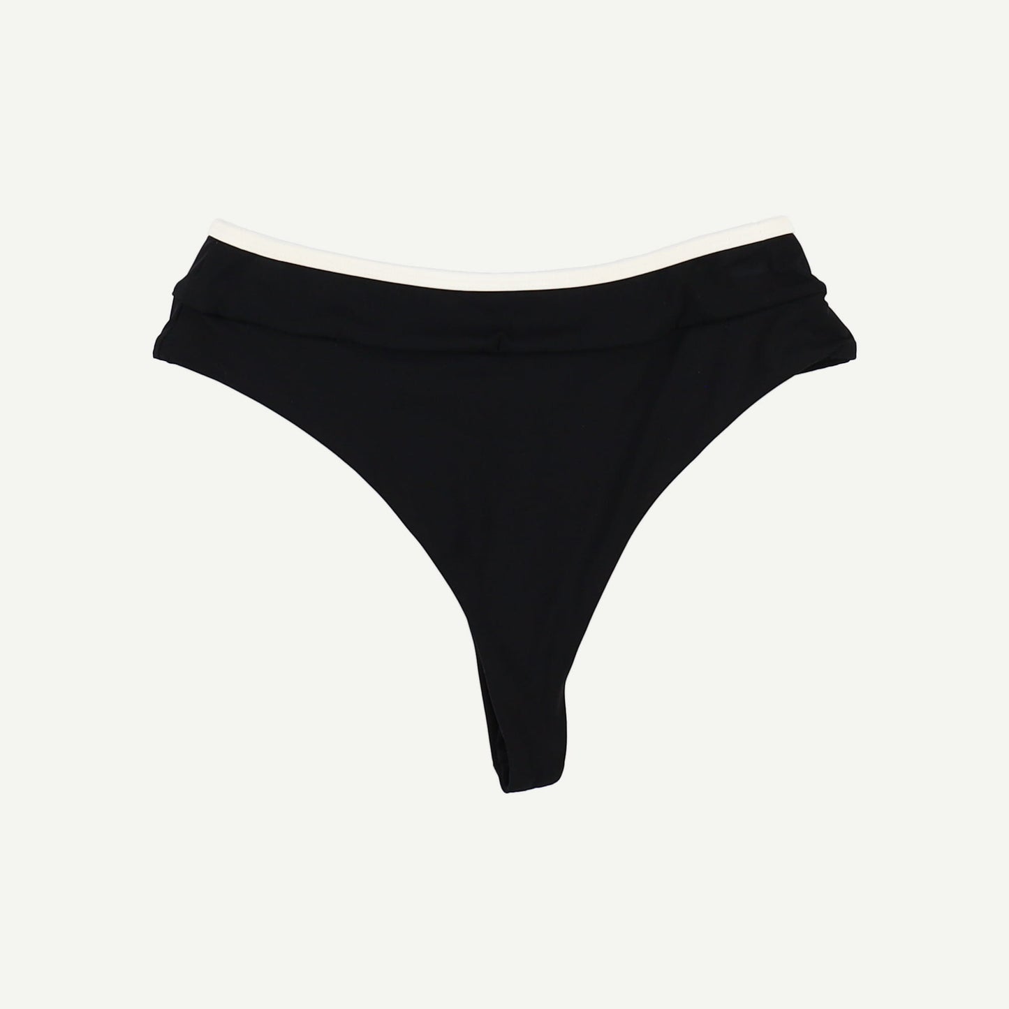 Kos Contrast Trim High Waisted Cheeky Bikini Brief