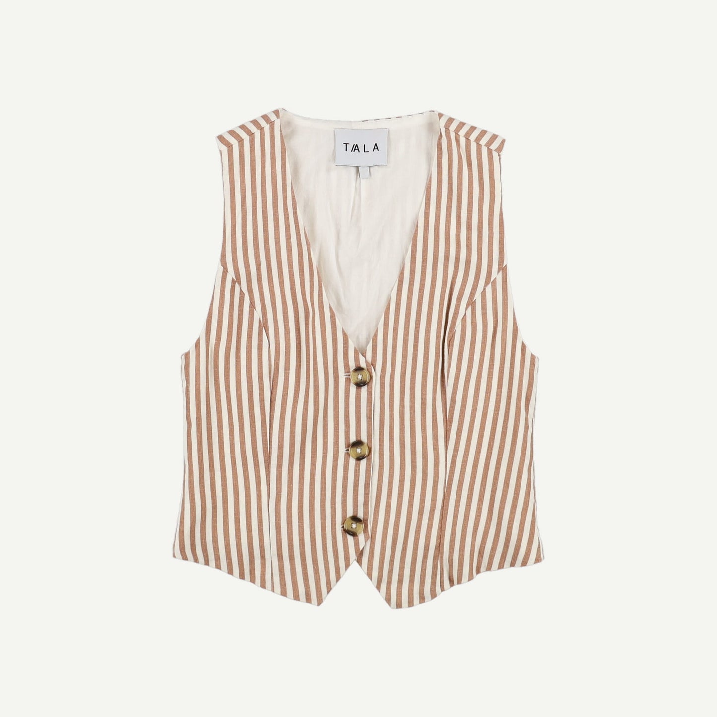 Cyprus Linen Blend Tailored Waistcoat