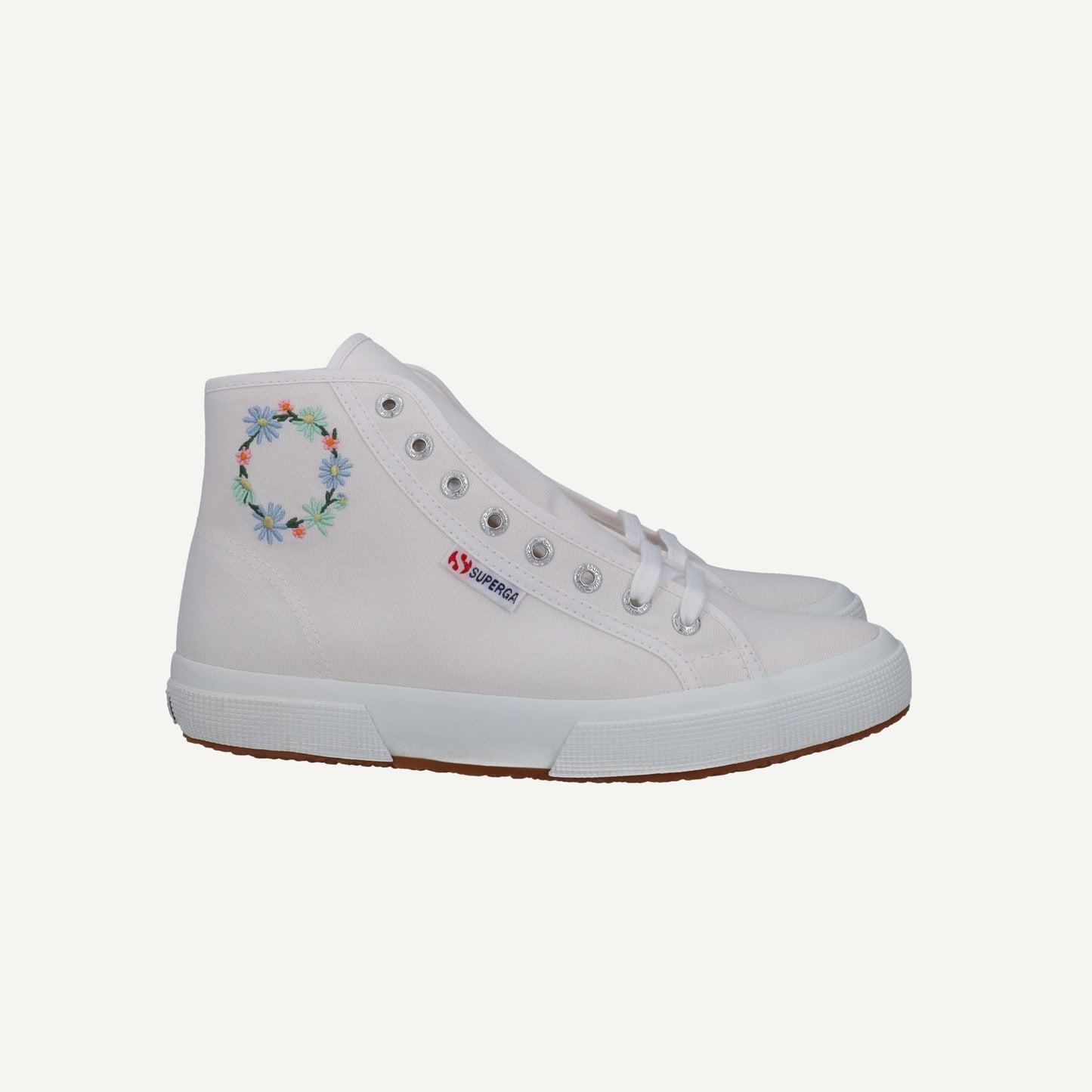 Superga & Oliver Bonas Embroidered Flower Trainers