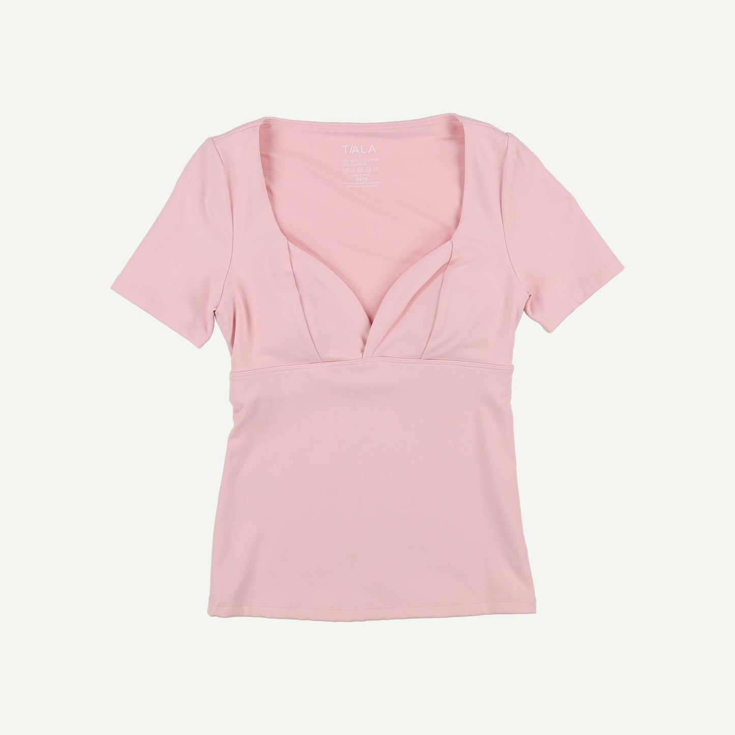 DayFlex Built-In Support Princess Seam Short Sleeve Top