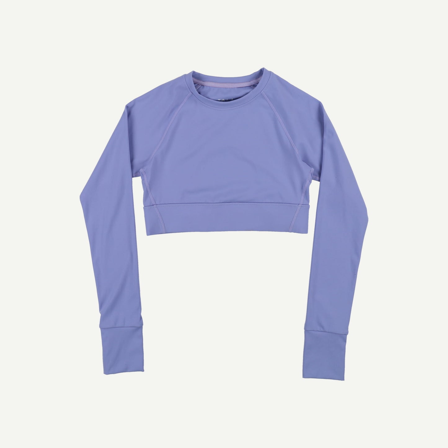 Skinluxe Crop Keyhole Long Sleeve Top