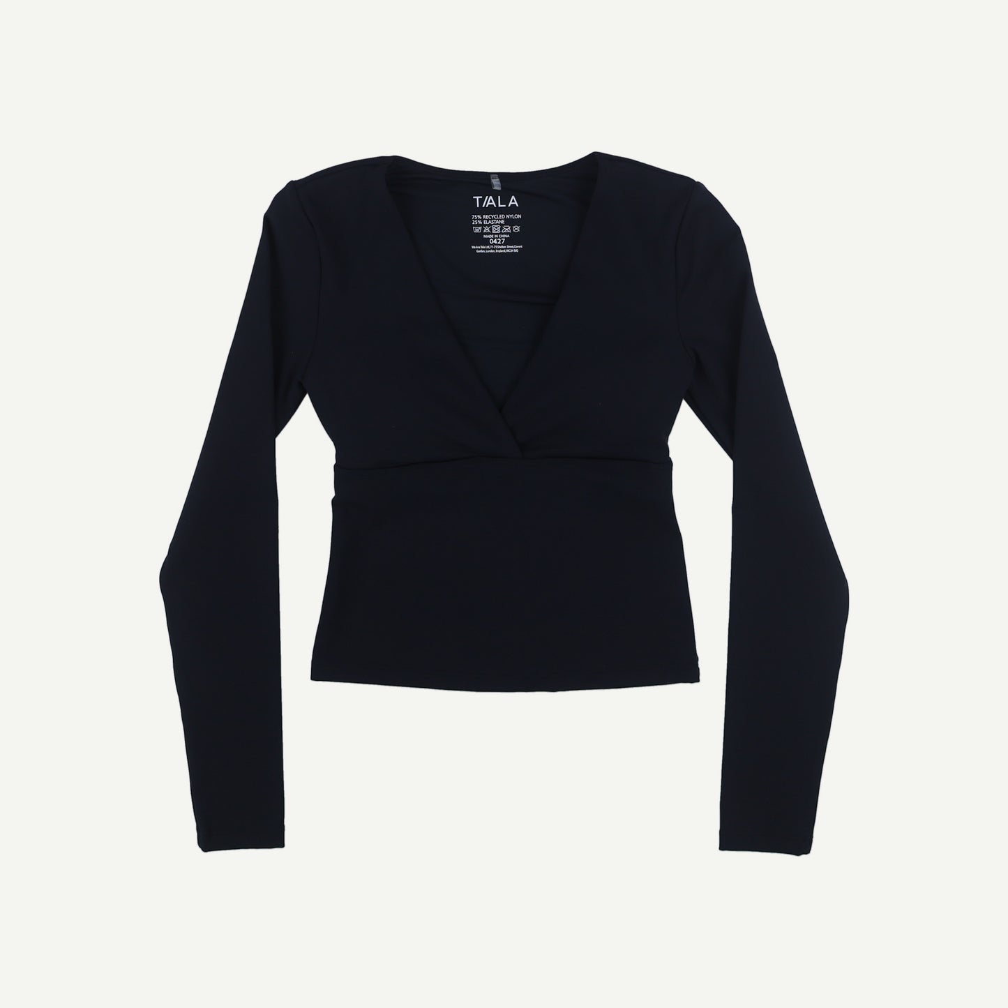 DayFlex Built-in Support V Neck Long Sleeve Top