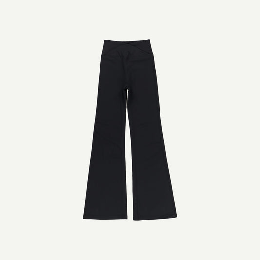 DayFlex Wrap High Waisted Flared Yoga Pant No Front Seam