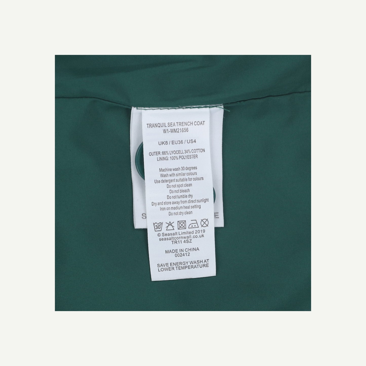 Tranquil Trench Coat