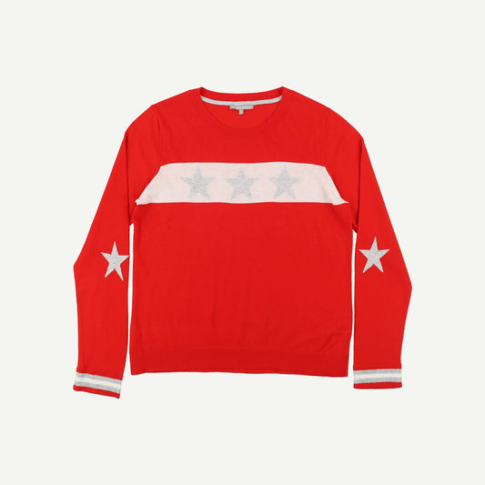 Triple Star Motif Jumper