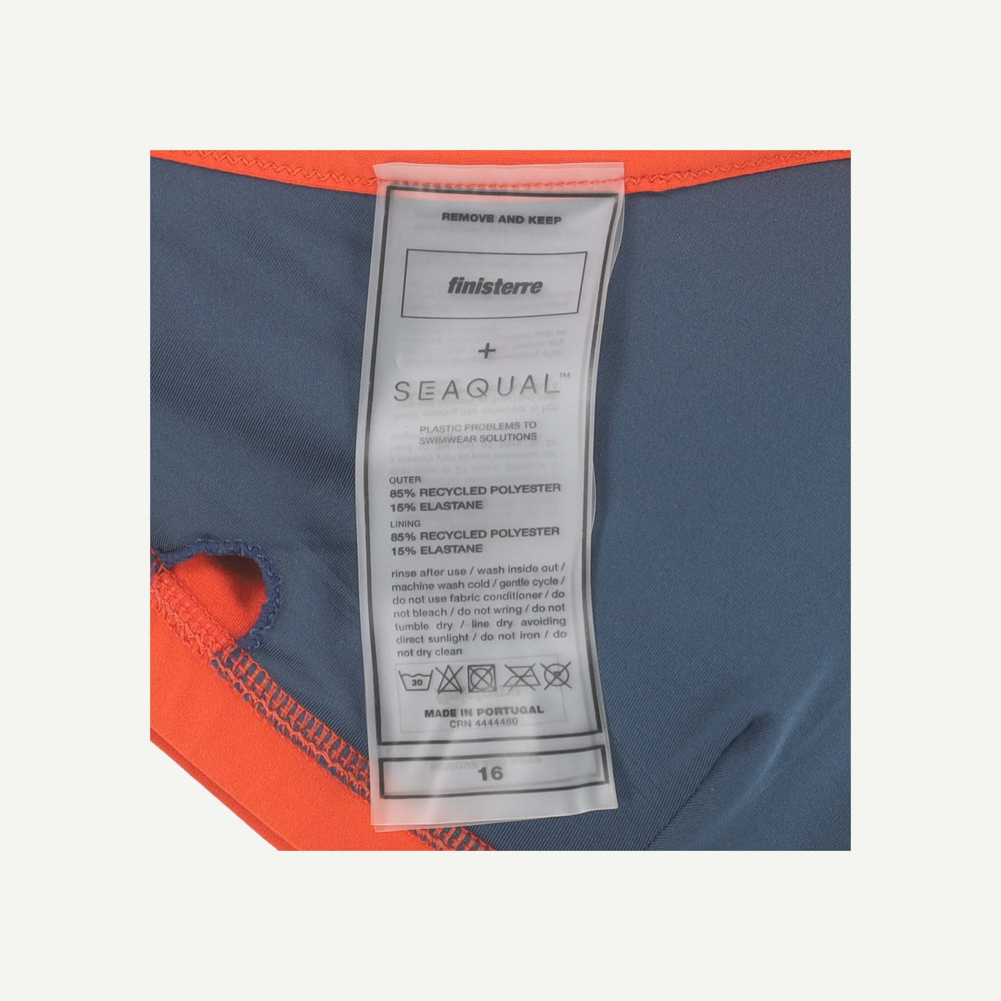 Finisterre X Seaqual Bikini top