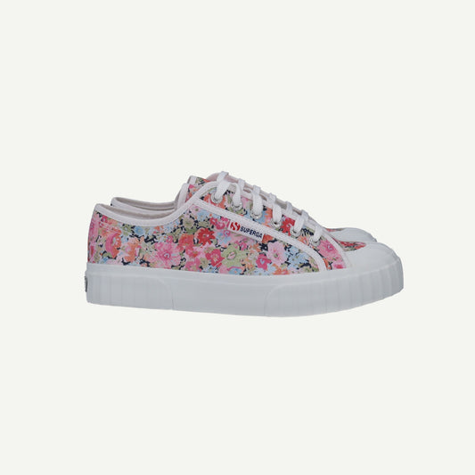 Superga & Oliver Bonas Floral Print Pink Trainers