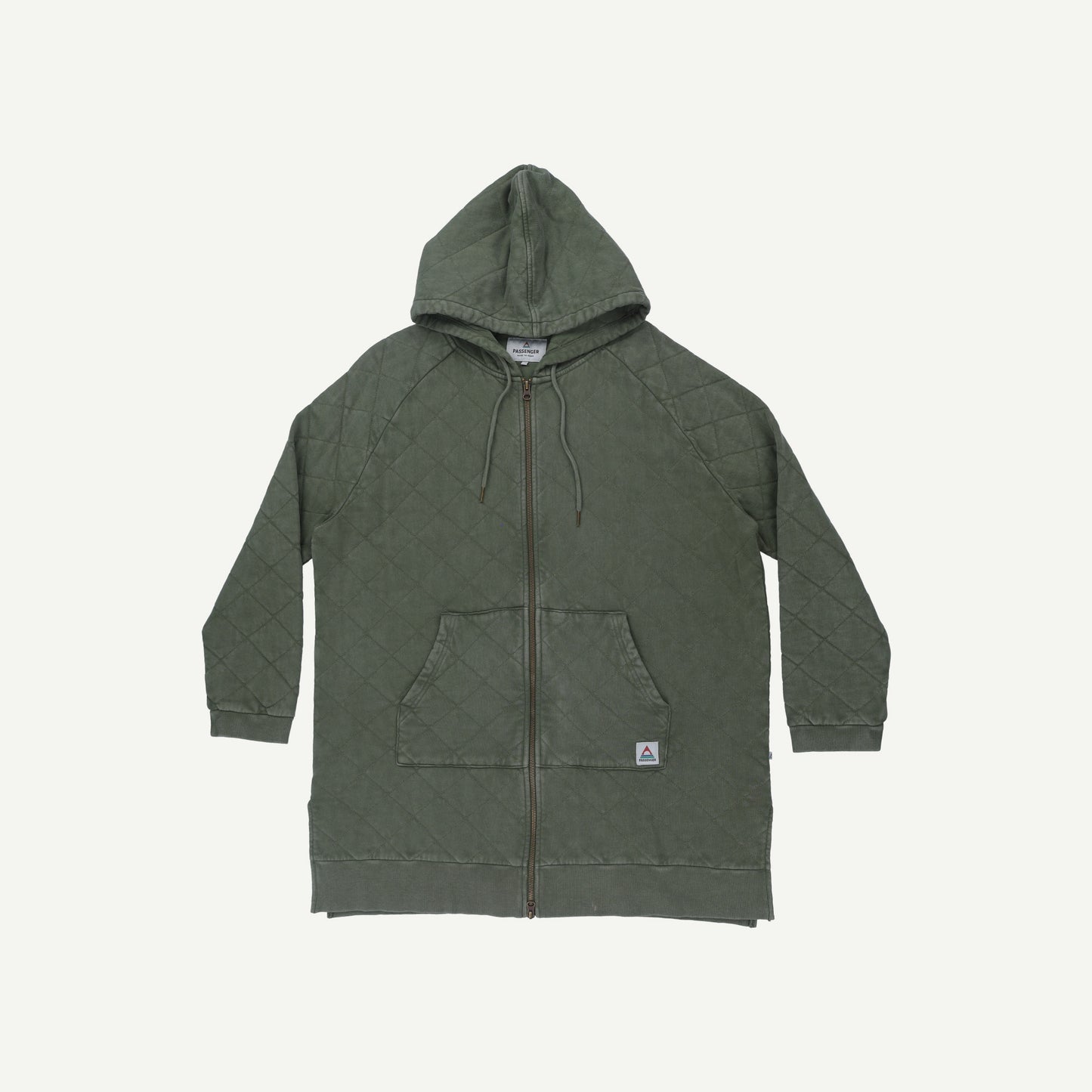 Getaway Recycled Quilted Full Zip Hoodie