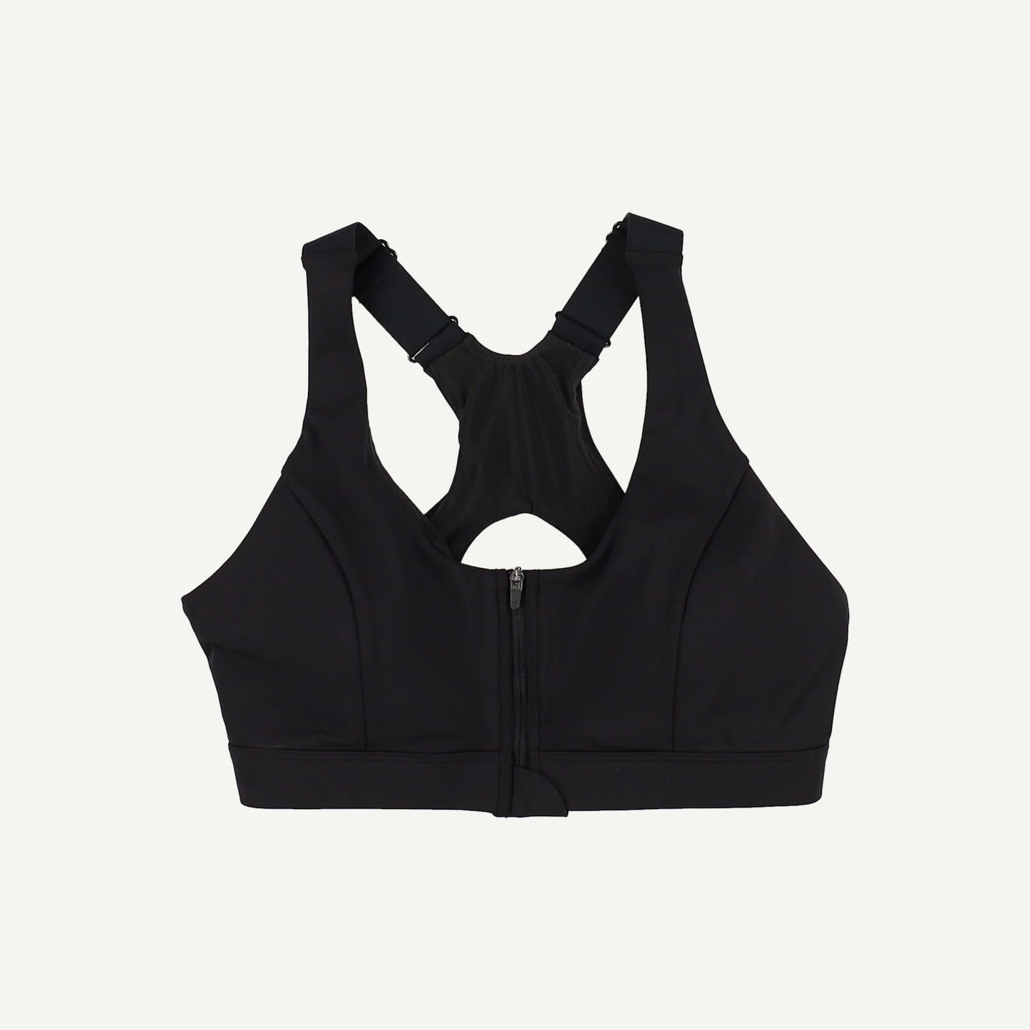 FormTech Zip Front Open Back Sports Bra