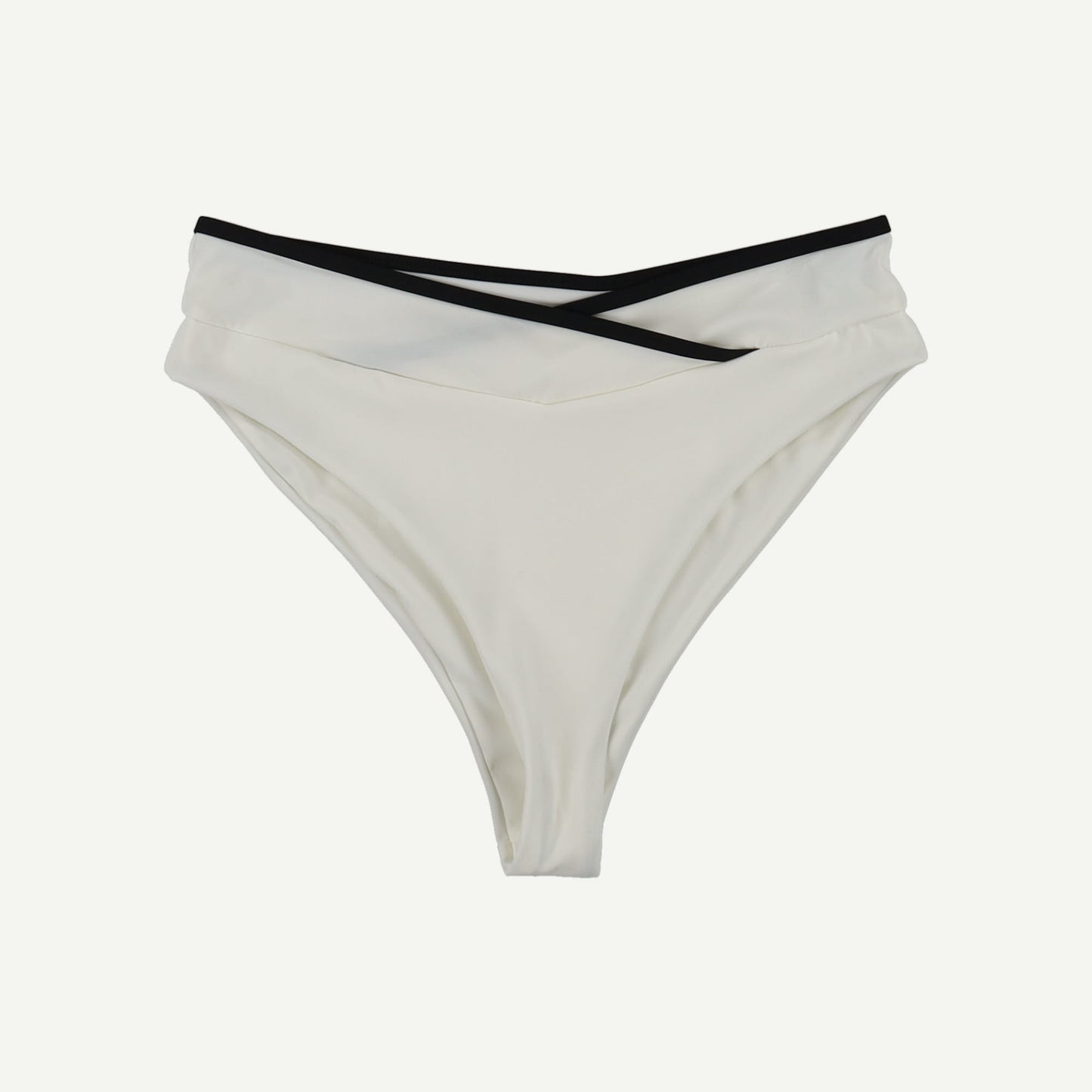Palma Contrast Trim Wrap Waist Bikini Brief