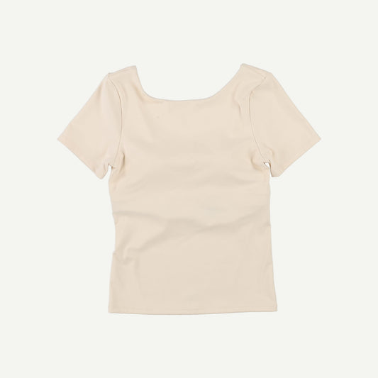 DayFlex Built-In Support Twist Back Full Length T-shirt