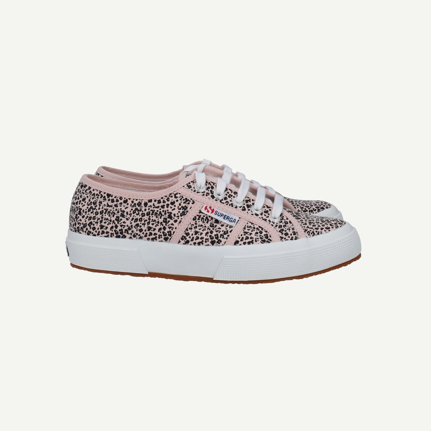 Superga 2630 Classic Brown Leopard Print Trainers