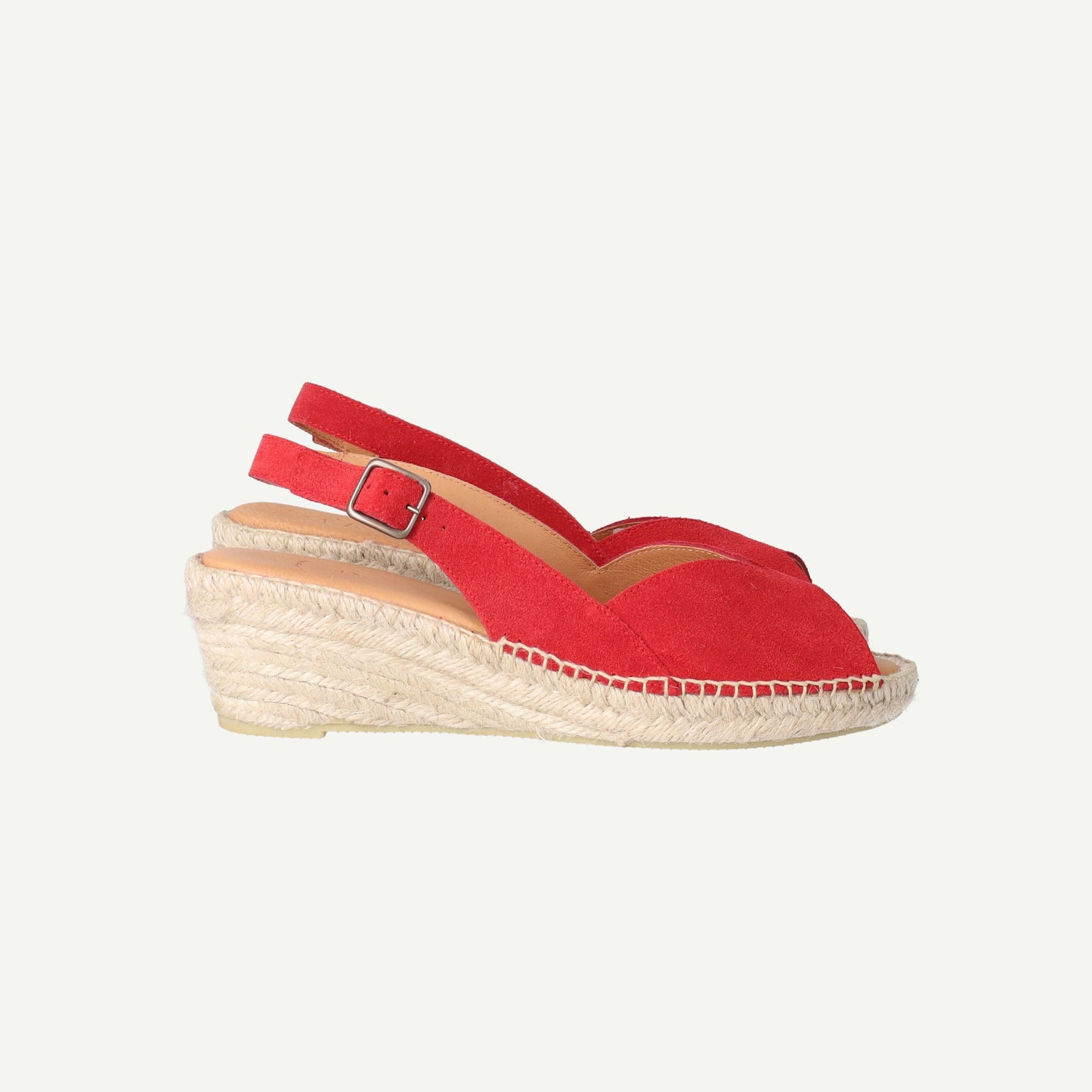 Hazy Dawn Low Heel Suede Espadrilles