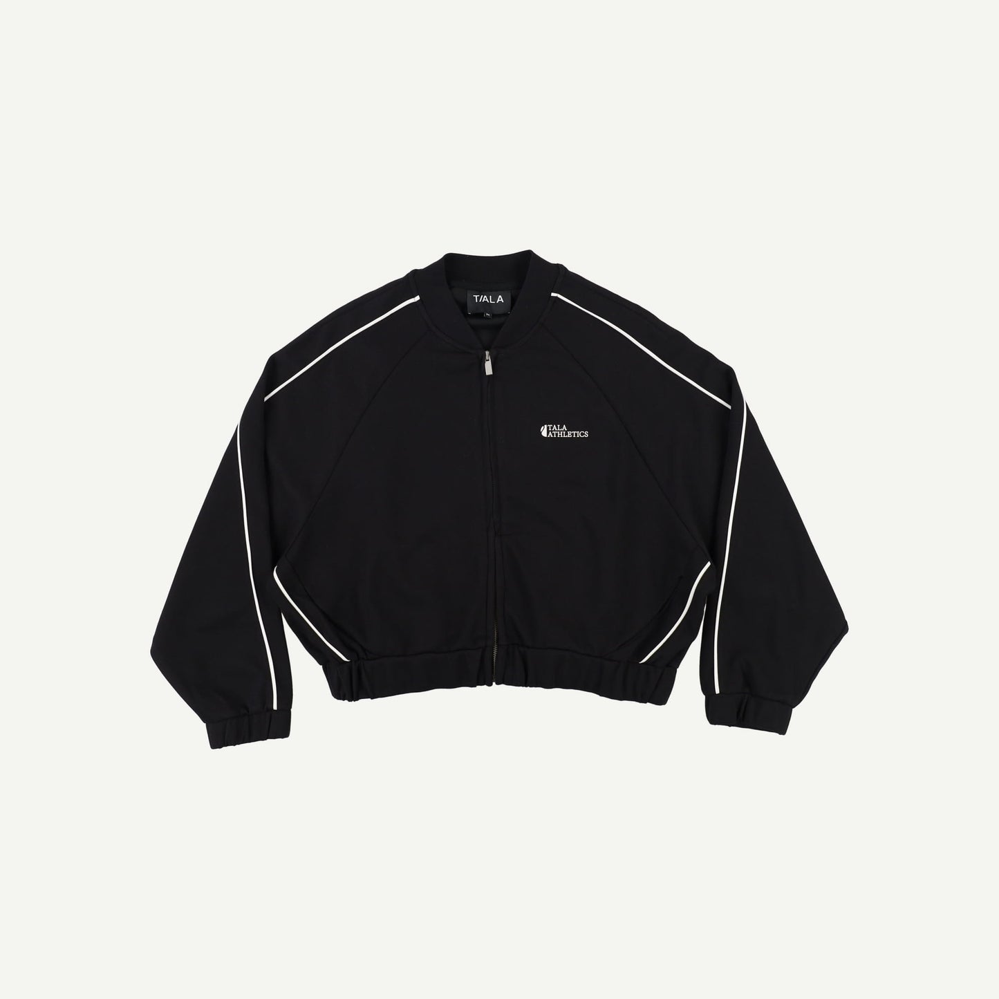 Contrast Piping Track Jacket