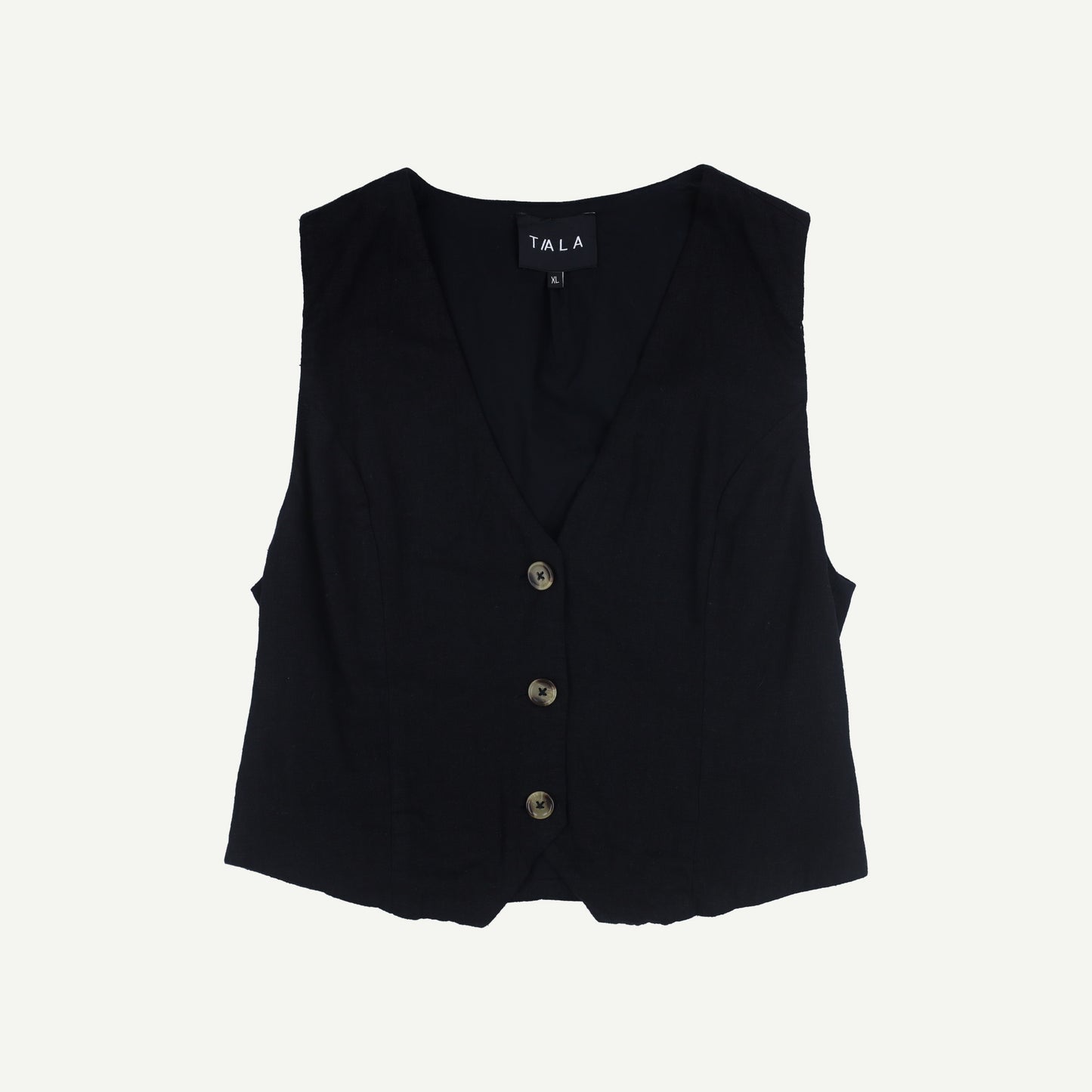Linen Blend Waistcoat