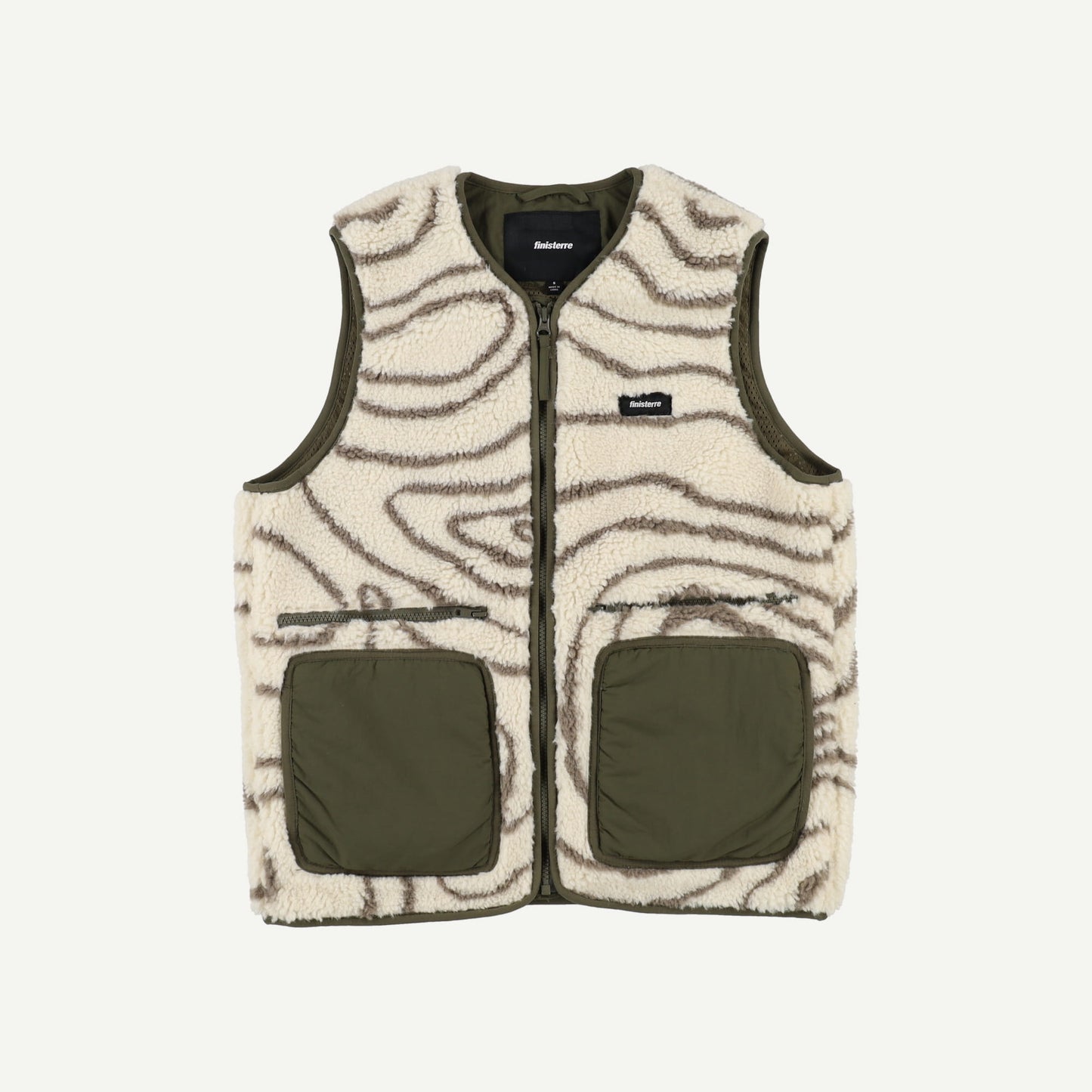 Orsik Fleece Printed Gilet