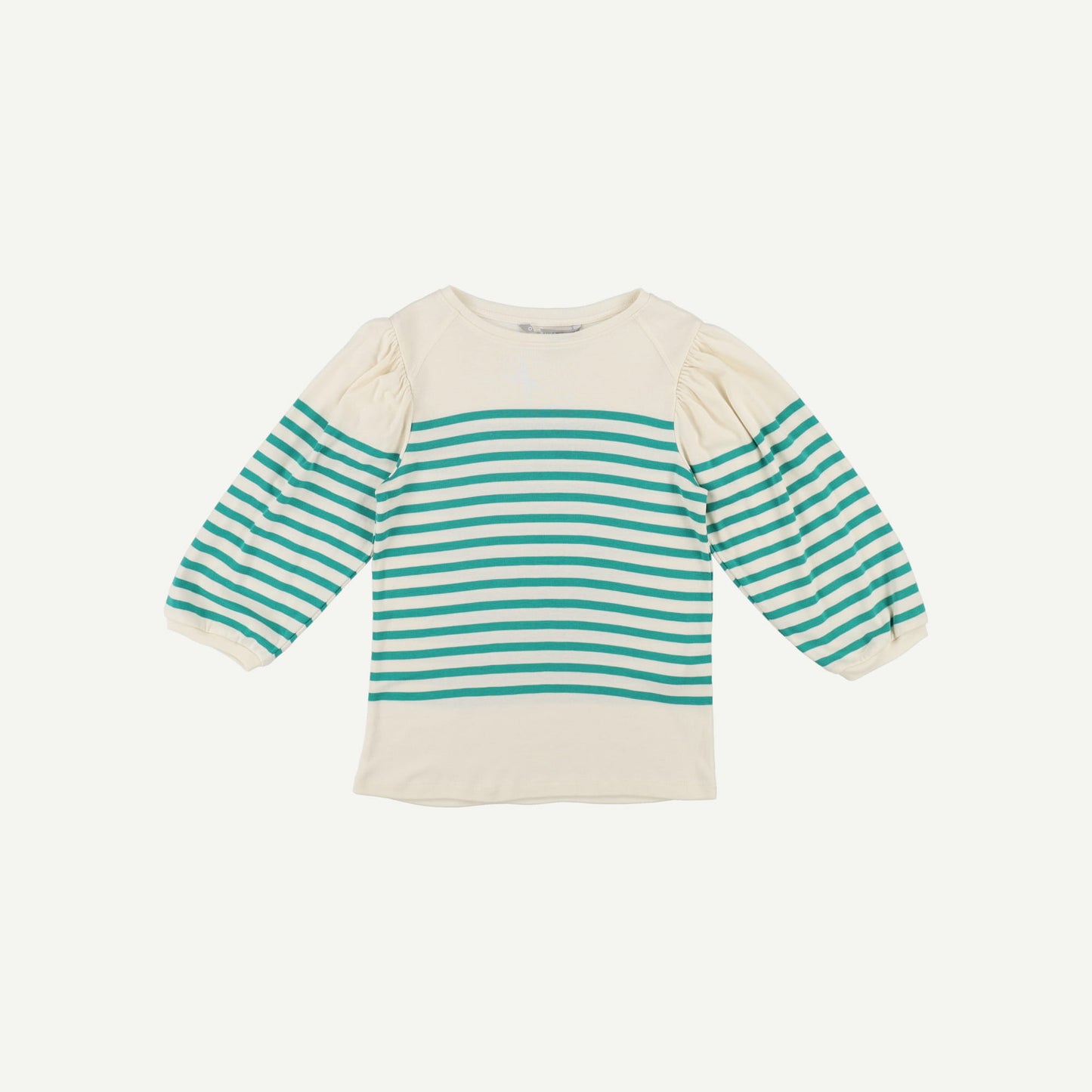 Stripe Volume Sleeve Top