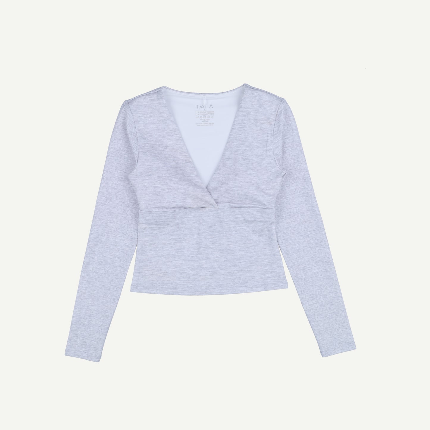 Dayflex Built-In Support V Neck Long Sleeve Top