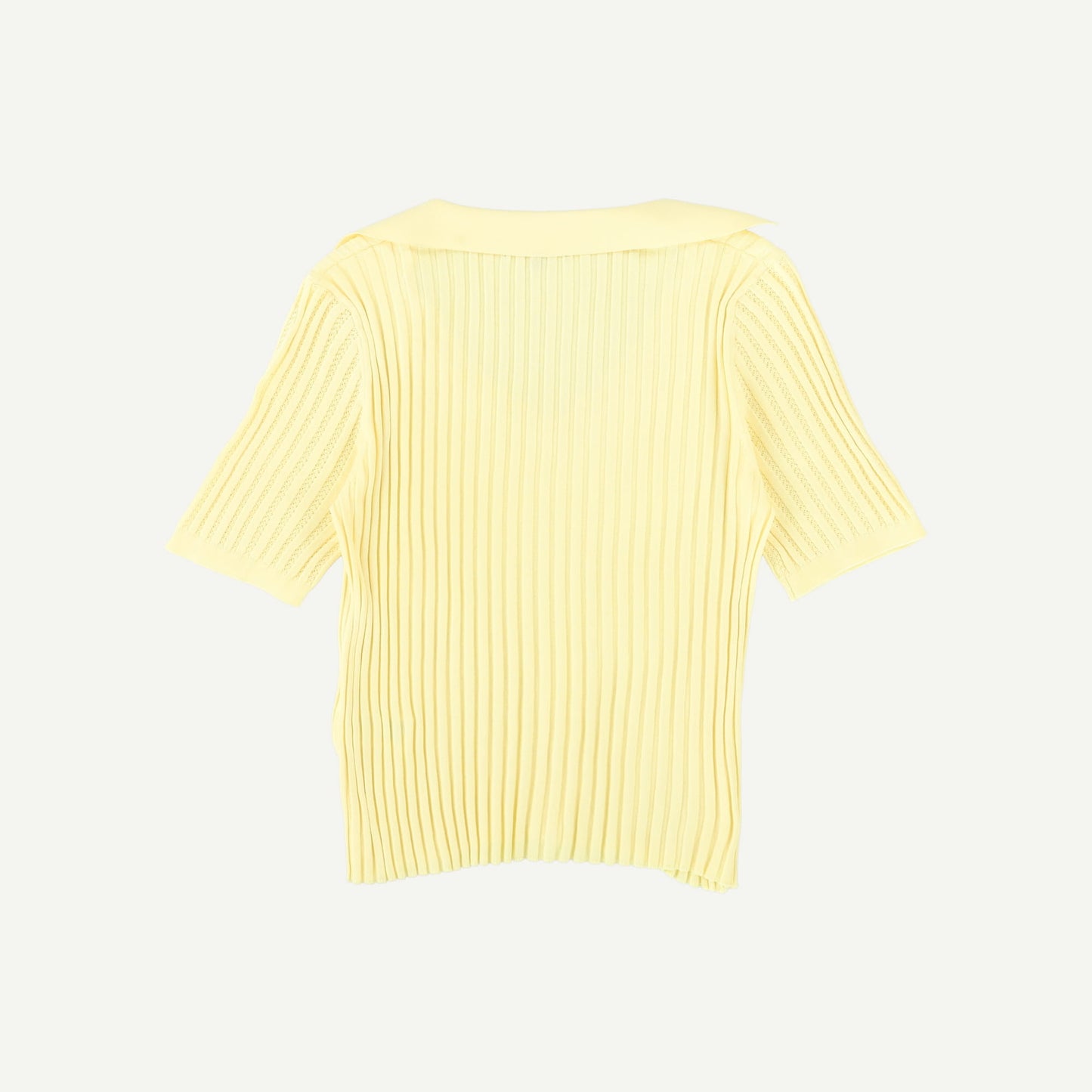 Ribbed Polo Top