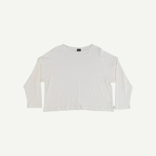 Rivera LS Ecru Top