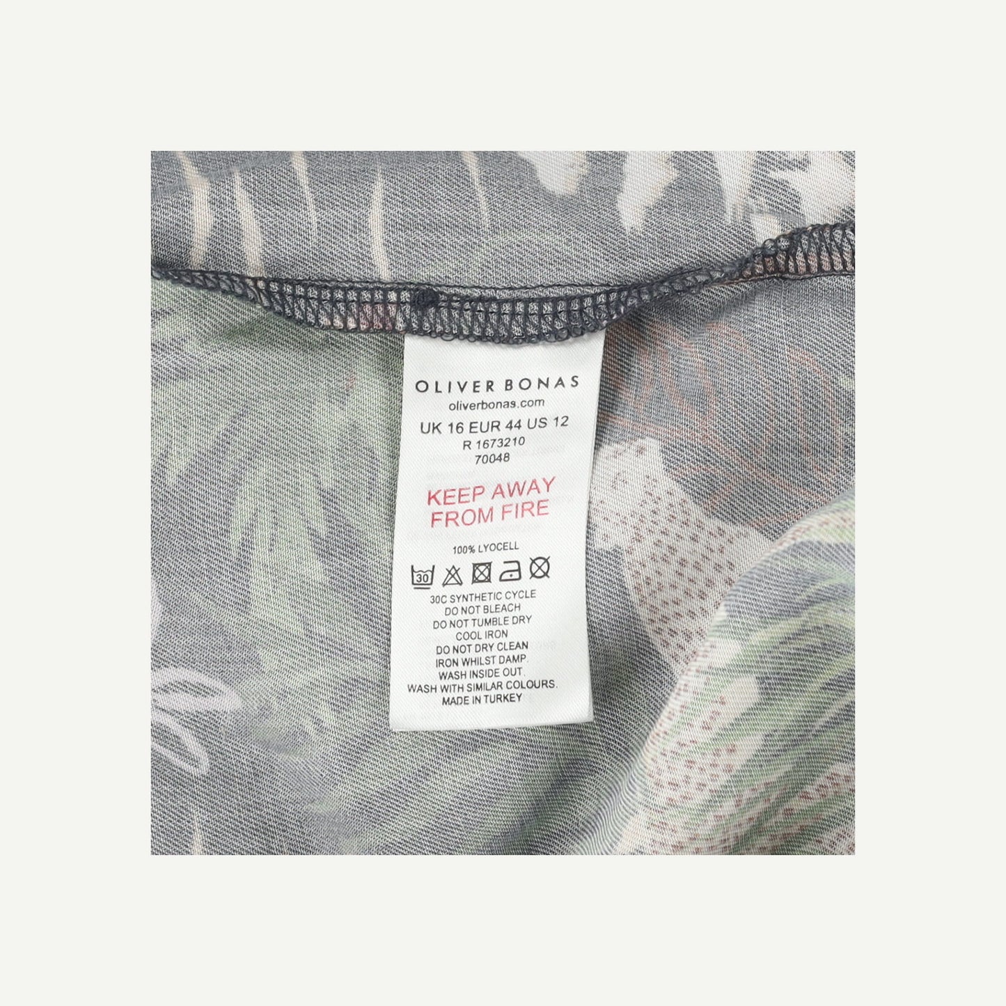 Safari Printed Tie Jumpsuit