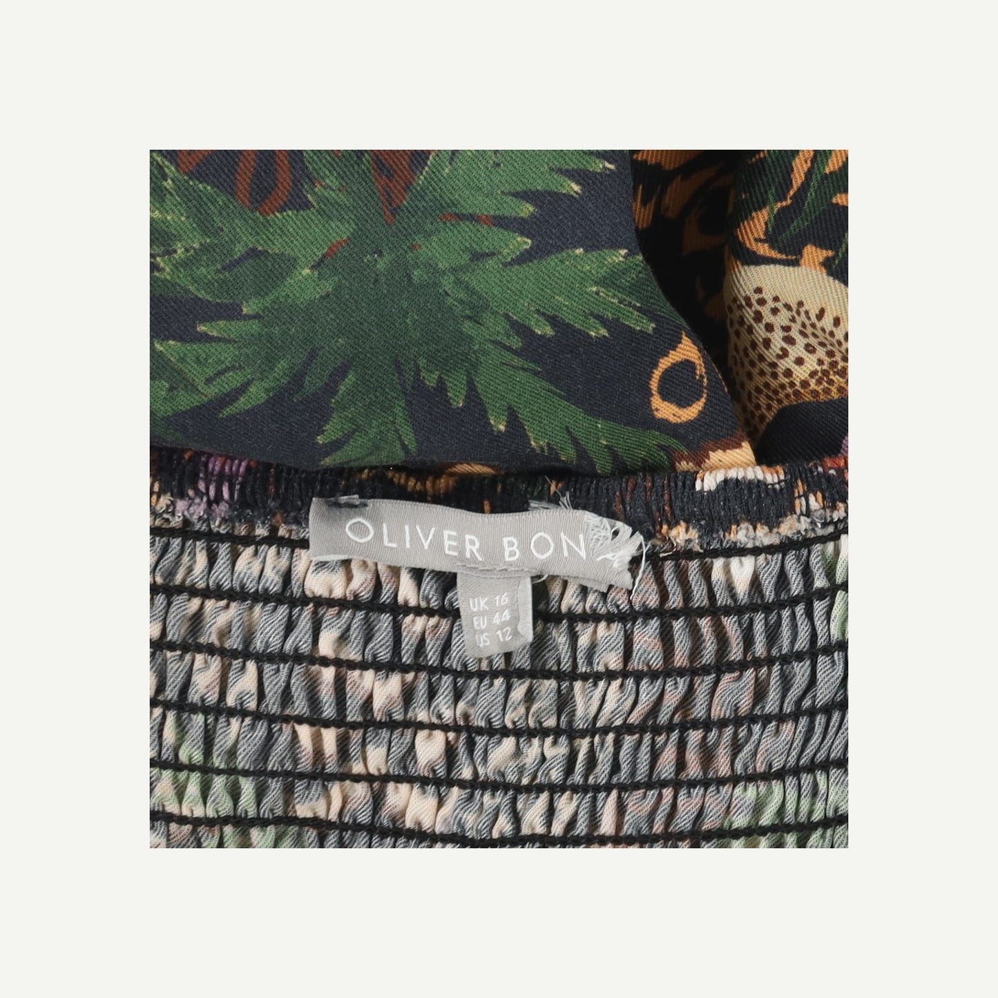Safari Printed Tie Jumpsuit