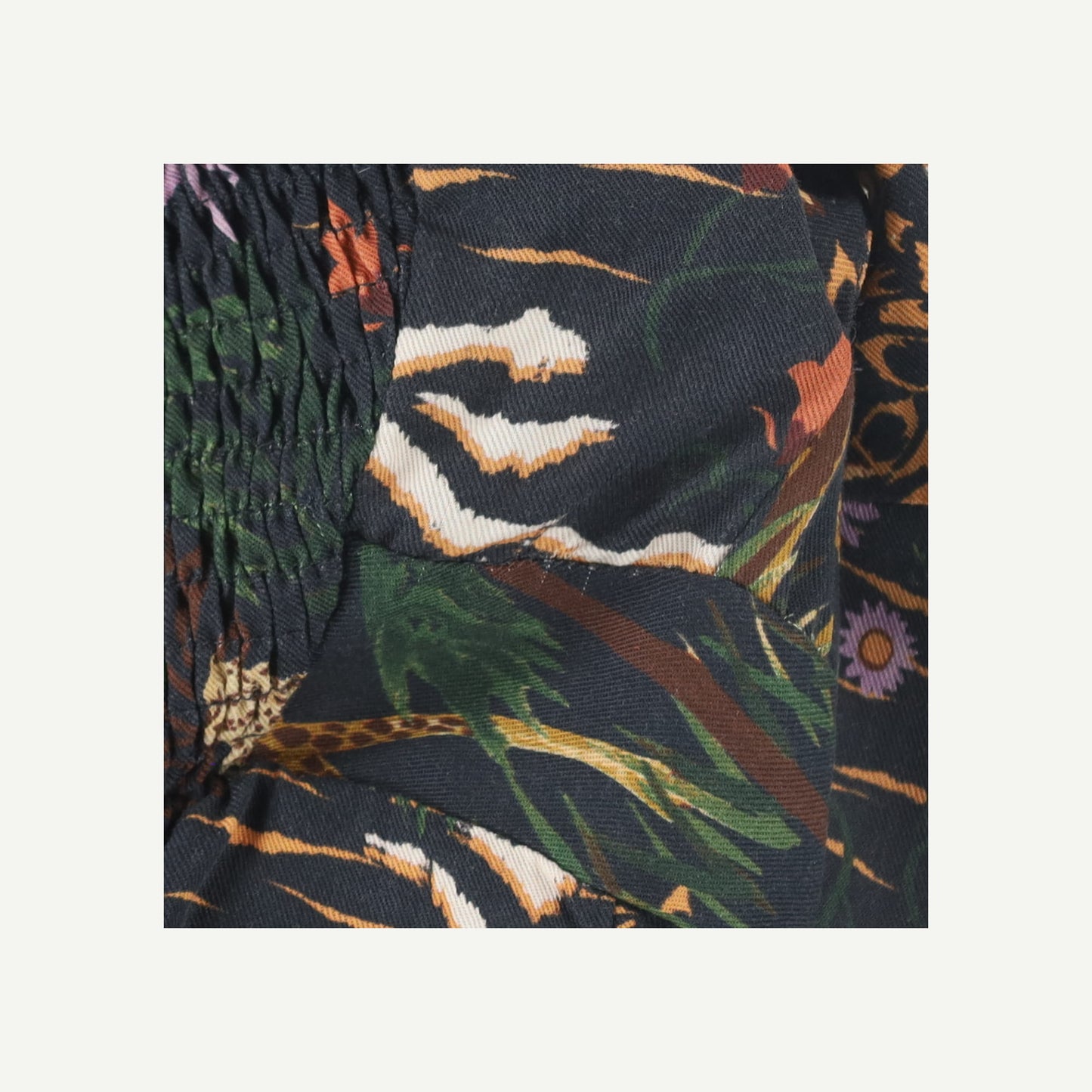 Safari Printed Tie Jumpsuit