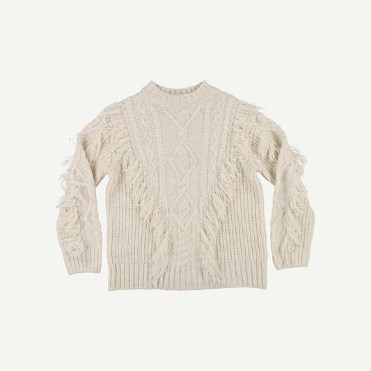 Cable & Fringe Jumper