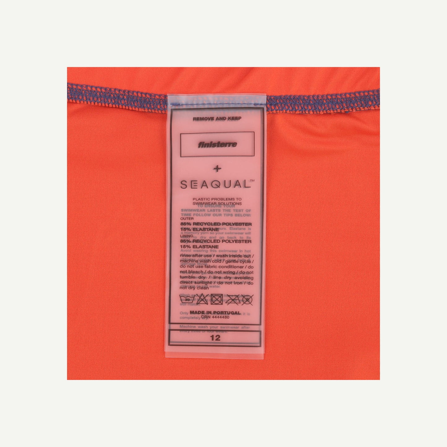 Finisterre X Seaqual Anella Reversible High Waist Bikini bottoms
