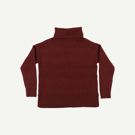 Snug Recycled Polo Neck Knitted Jumper