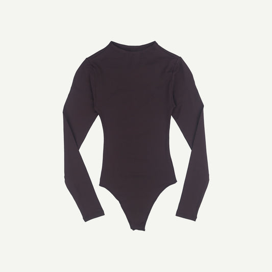 365 Second Skin Mock Neck Long Sleeve Bodysuit