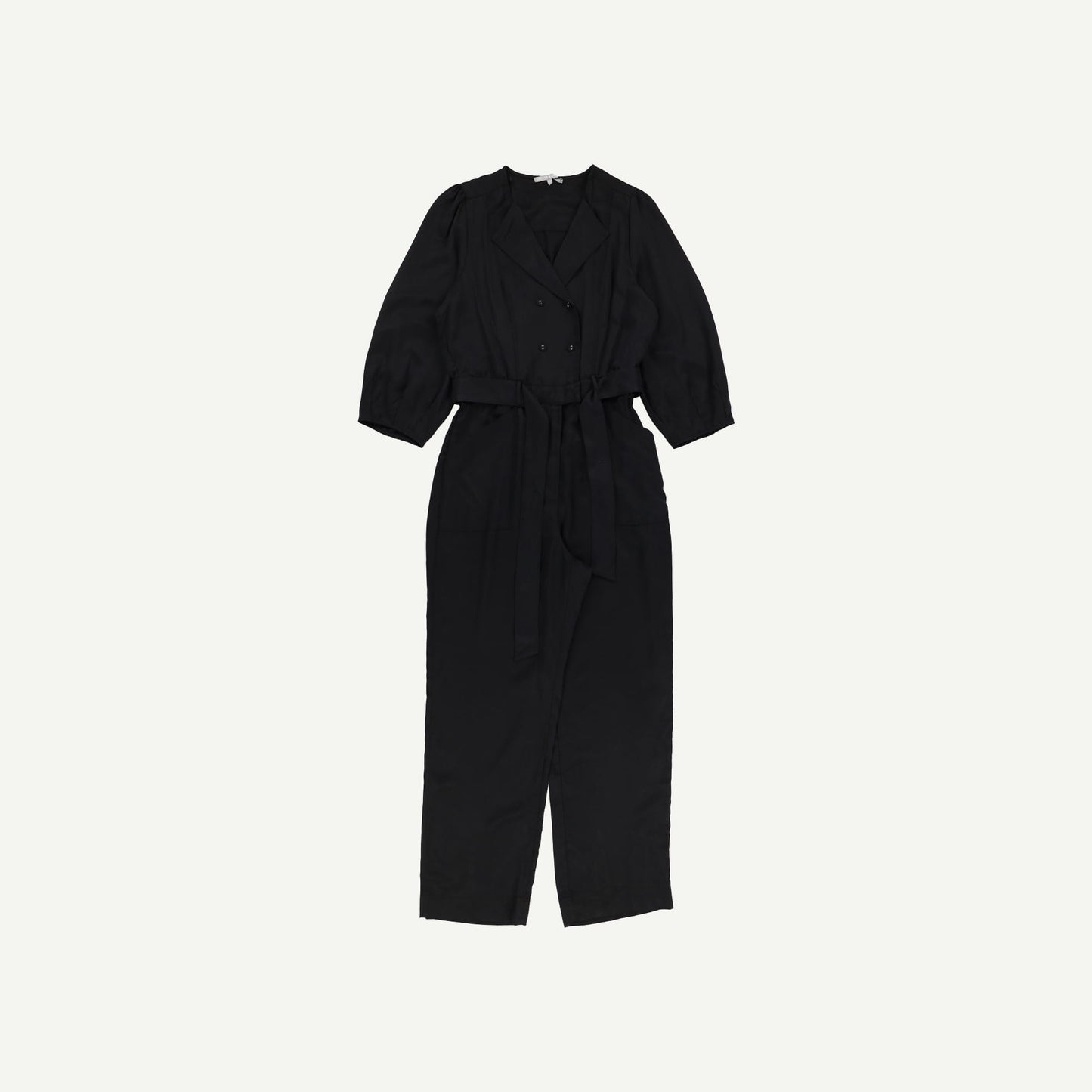 Open Collar Jumpsuit