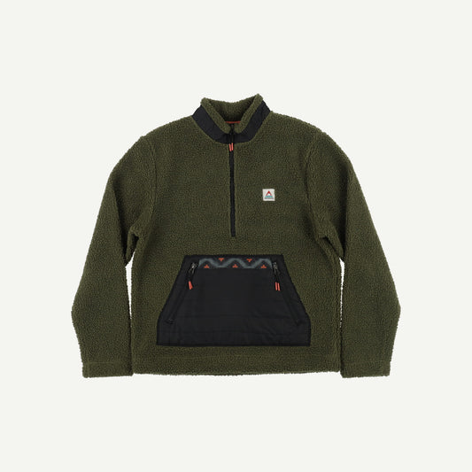 Oceanside Recycled Polar Lined Sherpa Fleece
