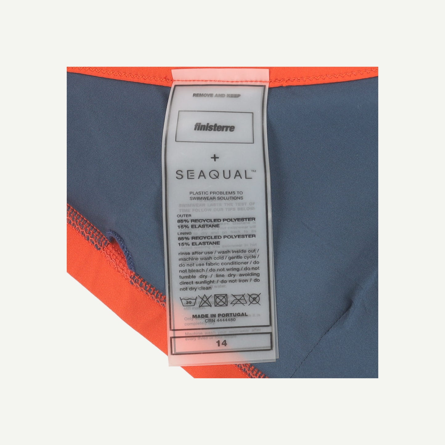 Finisterre X Seaqual Bikini top