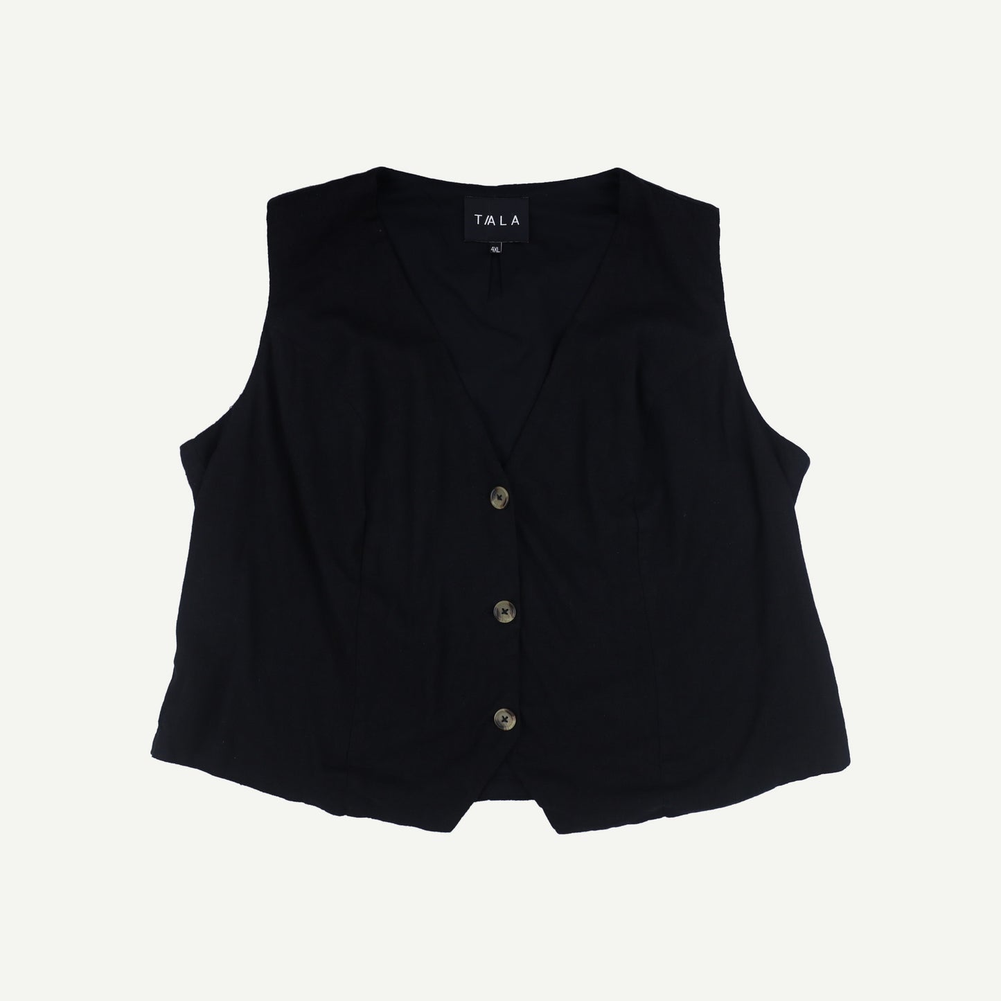 Linen Blend Waistcoat