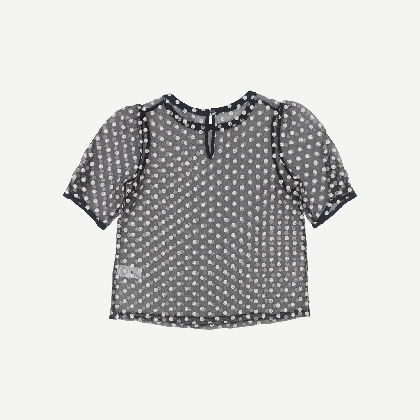 Mono Embroidered Top
