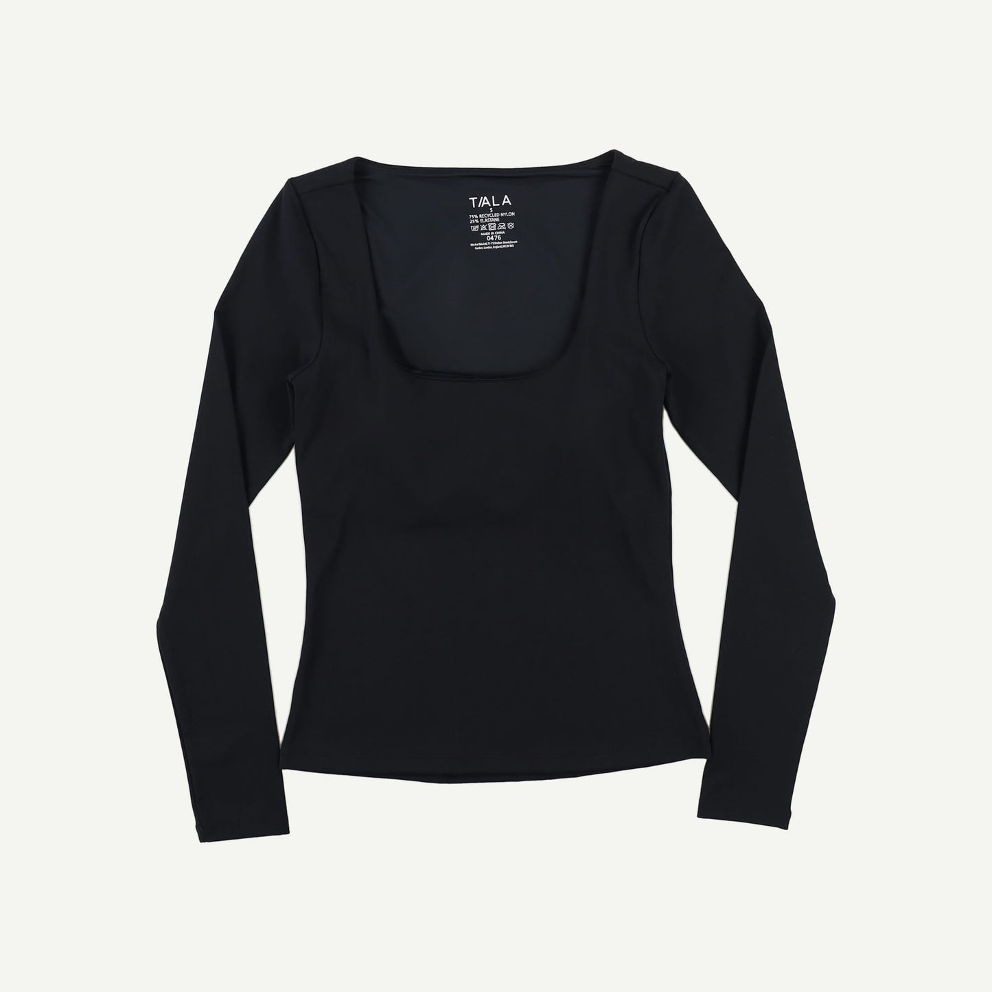 DayFlex Built-In Support Scoop Neck Long Sleeve Top