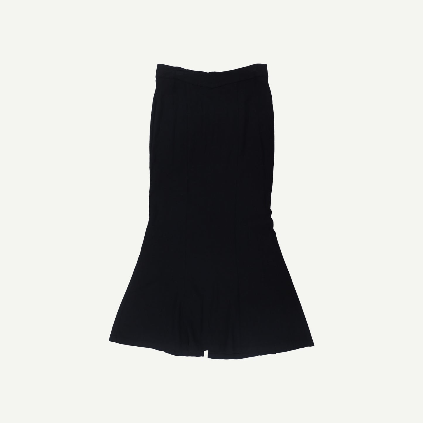 Linen Blend Maxi Skirt