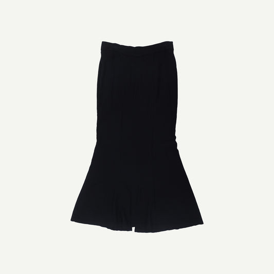 Linen Blend Maxi Skirt