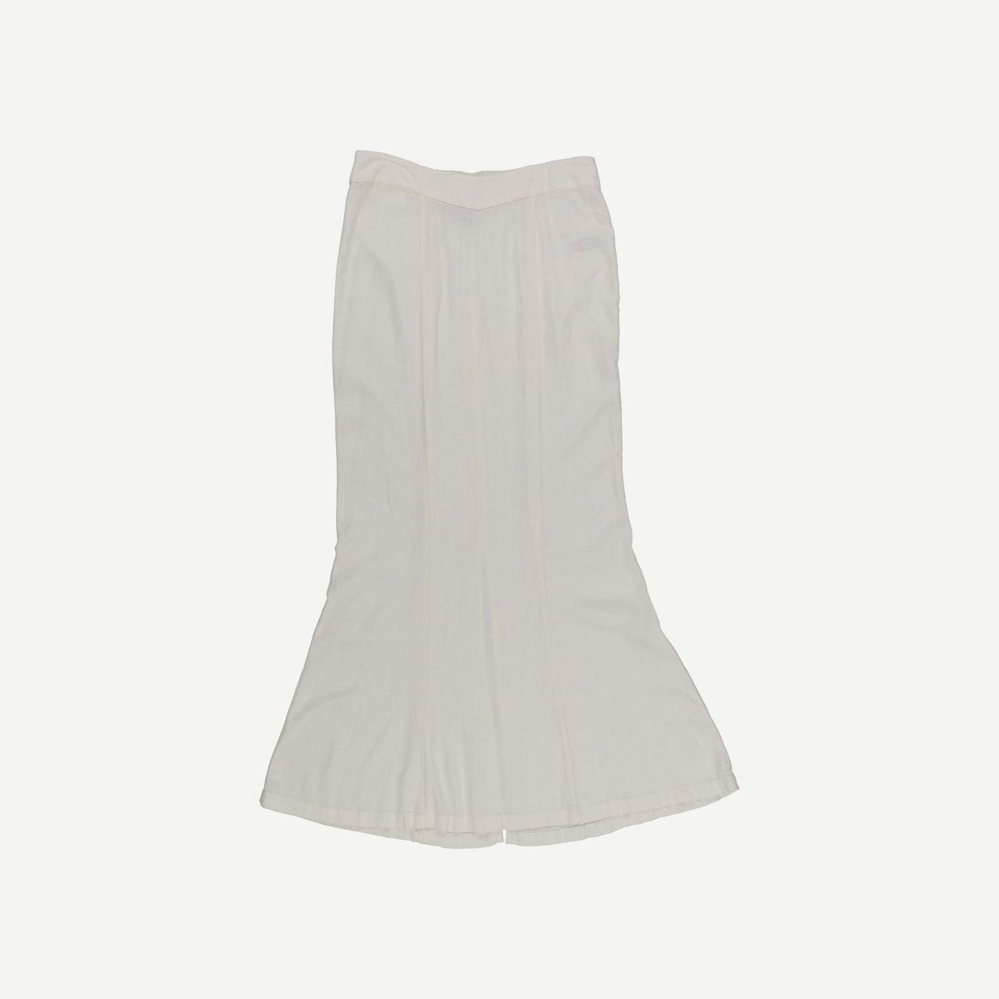 Linen Blend Maxi Skirt