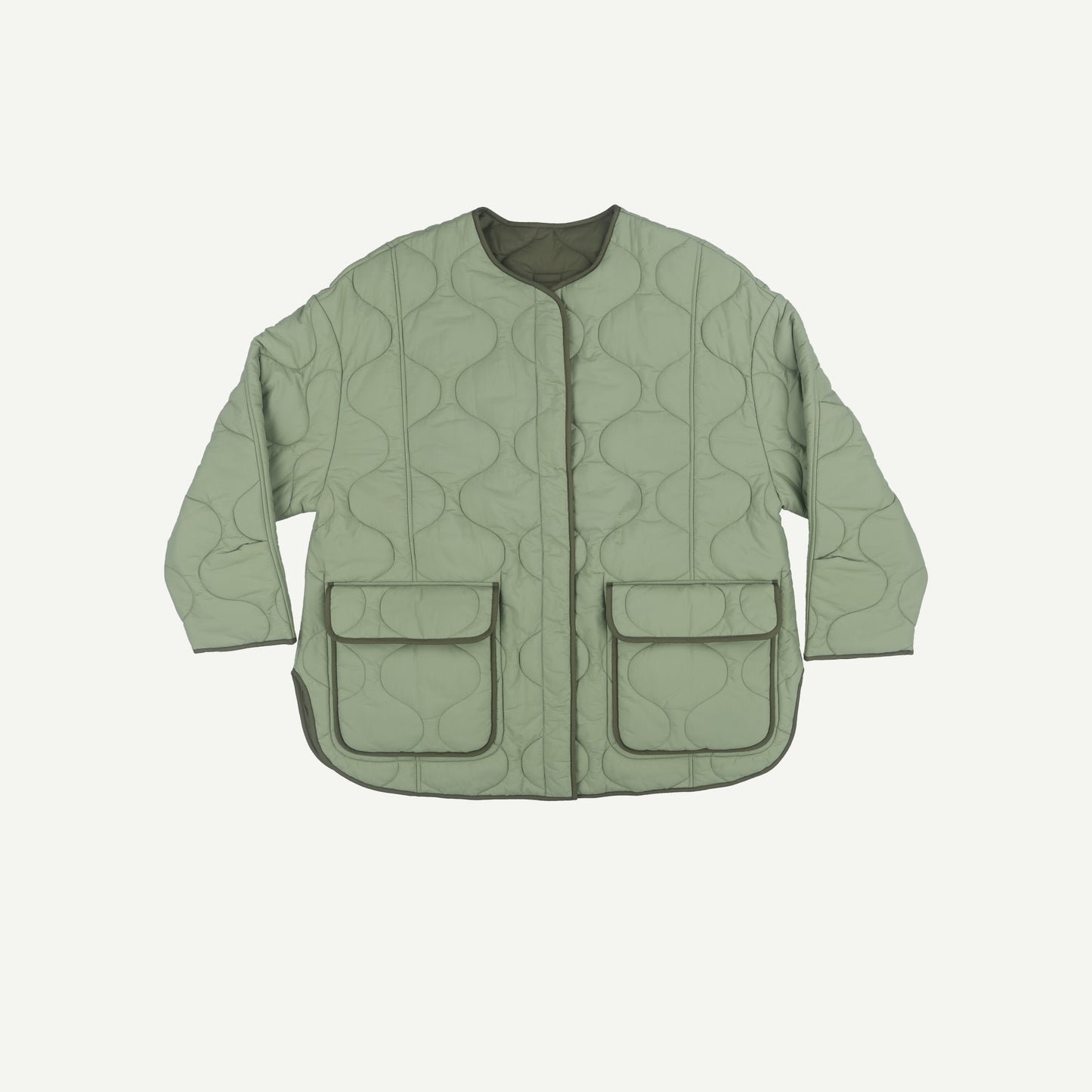 Oversized Reversible Quilted Jacket