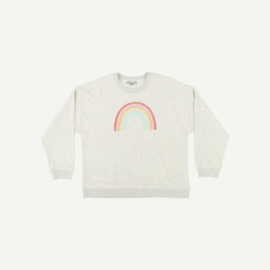 Rainbow Embroidered Sweatshirt