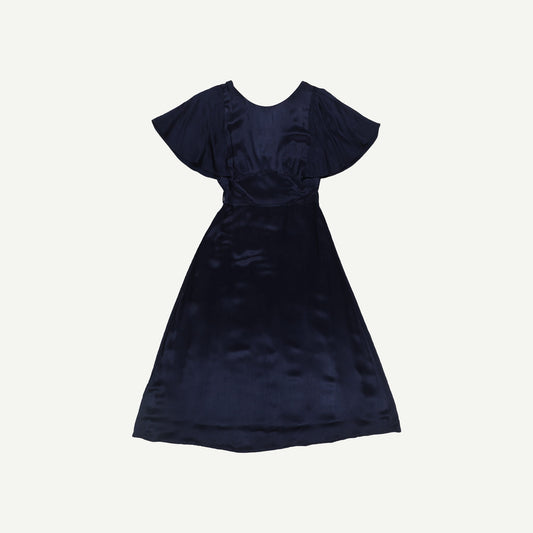 Crinkle Satin Dress