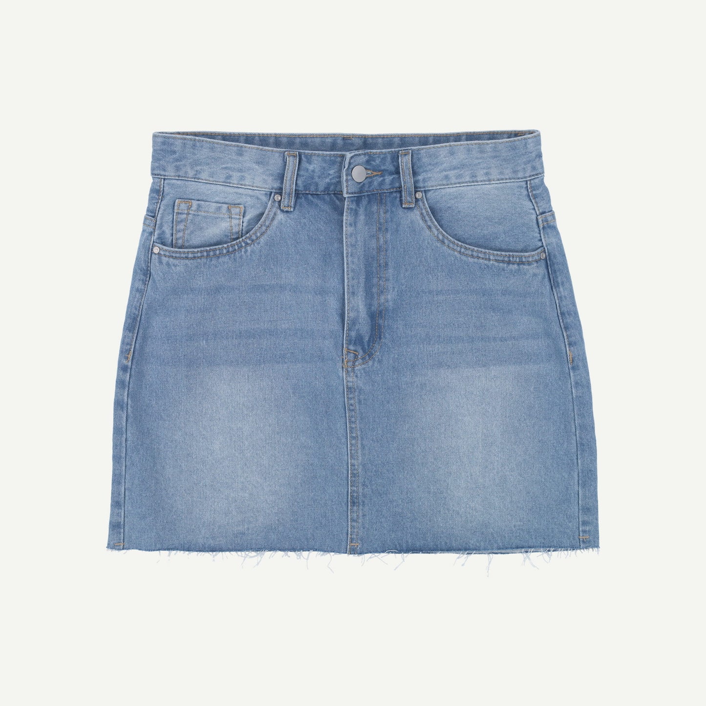 Vintage Raw Hem Skirt