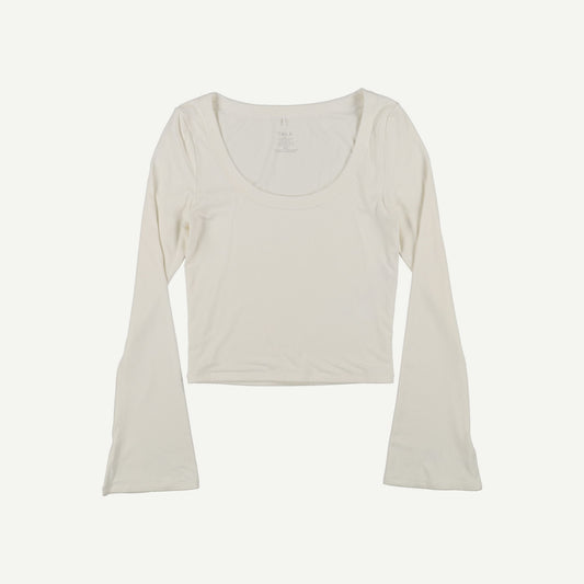 365 Sculpting Lounge Split Long Sleeve Top