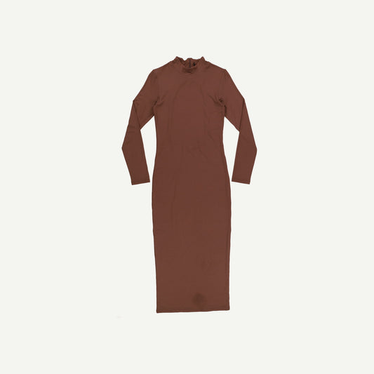 365 Long Sleeve Cut Out Bodycon Midi Dress