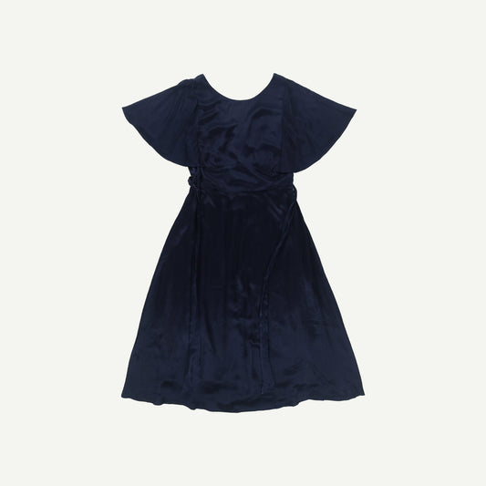 Crinkle Satin Dress
