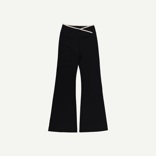 DayFlex Contrast Trim Wrap High Waisted Yoga Pant