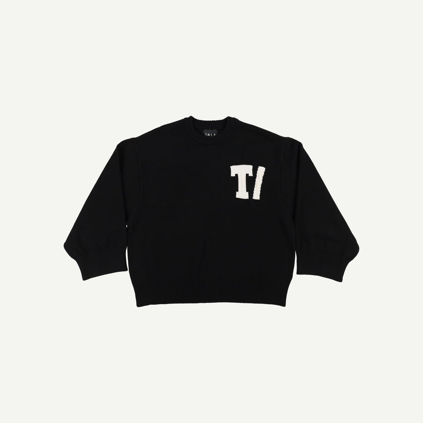 T Logo Knit Sweater
